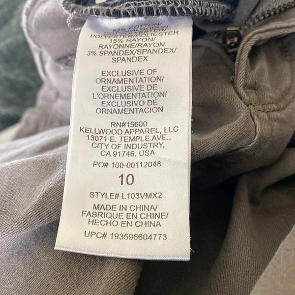 Wit & Wisdom taupe stretch Jeans - Picture 5 of 6